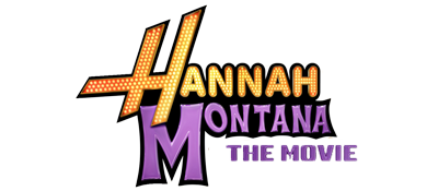 Hannah Montana: The Movie logo for Wii